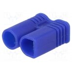 Plug; DC supply; EC2; male; PIN: 2; for cable; soldering; blue; 15A EC2-M AMASS