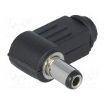 Plug; DC supply; female; 5.5/2.5mm; 5.5mm; 2.5mm; for cable; 9mm PC-2.5/5.5K