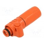 Plug; DC supply; female; PIN: 1; for cable; crimped; orange; 1kV DS1168-02-200FSEYX CONNFLY