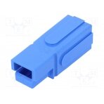 Plug; DC supply; Powerpole®,PP180; hermaphrodite; for cable; blue 1381 ANDERSON POWER PRODUCTS