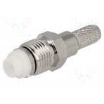 Plug; FME; female; straight; RG58; crimped; for cable FME-009