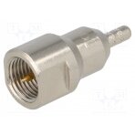 Plug; FME; male; straight; crimped; for cable; 50Ω FME1121B4ND3G550 AMPHENOL RF