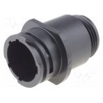 Plug; male; PIN: 9; w/o contacts; CPC Series 1; for cable; size 13 206705-2 TE Connectivity