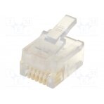 Plug; RJ12; PIN: 6; Layout: 6p6c; for cable; IDC,crimped 940-SP-3066 BEL FUSE