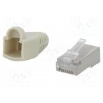 Plug; RJ45; PIN: 8; Cat: 5e; shielded,with protection; gold-plated LOG-MP0011 LOGILINK