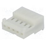 Plug; wire-board; female; PIN: 5; polarized; 2.54mm; IDC; for cable 3-643814-5 TE Connectivity