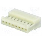 Plug; wire-board; female; PIN: 8; polarized; 2.54mm; IDC; for cable 3-643814-8 TE Connectivity