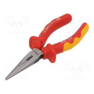 Pliers; insulated,half-rounded nose; 160mm BM1232 BM GROUP 1