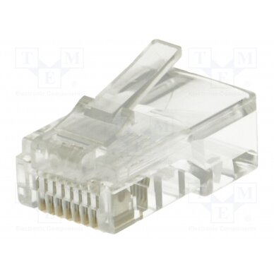 Plug; RJ45; PIN: 8; Cat: 5e; unshielded; Layout: 8p8c; for cable; male LOG-MP0002 LOGILINK