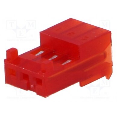 Plug; wire-board; female; PIN: 3; polarized; 2.54mm; IDC; for cable 3-643813-3 TE Connectivity 1