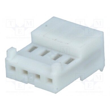 Plug; wire-board; female; PIN: 4; polarized; 2.54mm; IDC; for cable 3-643814-4 TE Connectivity 1