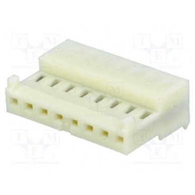 Plug; wire-board; female; PIN: 8; polarized; 2.54mm; IDC; for cable 3-643814-8 TE Connectivity 1