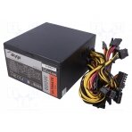 Power supply: computer; ATX; 600W; Application: Bitcoin Miner AK-U4-600 AKYGA