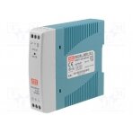 Power supply: switched-mode; for DIN rail; 10W; 5VDC; 2A; OUT: 1 MDR-10-5 MEAN WELL