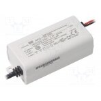Power supply: switched-mode; LED; 12.6W; 9÷36VDC; 350mA; IP42; 81% APC-12E-350 MEAN WELL