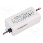Power supply: switched-mode; LED; 16.8W; 9÷24VDC; 700mA; 90÷264VAC APC-16-700 MEAN WELL