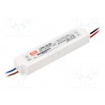 Power supply: switched-mode; LED; 18W; 24VDC; 0.75A; 180÷264VAC LPH-18-24 MEAN WELL