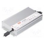 Power supply: switched-mode; LED; 481W; 12VDC; 40A; 90÷305VAC; IP67 HLG-600H-12B MEAN WELL