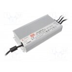 Power supply: switched-mode; LED; 600W; 24VDC; 25A; 90÷305VAC; IP67 HLG-600H-24 MEAN WELL