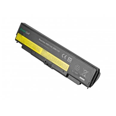Padidintos talpos baterija (akumuliatorius) GC Lenovo ThinkPad T440P T540P W540 W541 L440 L540 11.1V (10.8V) 6600mAh 1