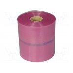 Protection bag; ESD; L: 250m; W: 250mm; Thk: 90um; polyetylene; pink ERS-200310025 EUROSTAT GROUP