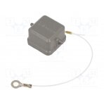 Protection cover; size 3A; cord; for latch; metal; 7803.6802.0 MX-93601-0702 MOLEX