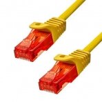 ProXtend CAT6 U/UTP CU LSZH Ethernet Cable Yellow 75cm 6UTP-0075Y 832128 Tinklo kabeliai