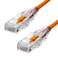 ProXtend Ultra Slim CAT6 U/UTP CU LSZH Ethernet Cable Orange 50cm S-6UTP-005O 827966 Tinklo kabeliai