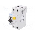 RCBO breaker; Inom: 10A; Ires: 30mA; Max surge current: 250A; IP20 PFL6-10/1N/C/003 EATON ELECTRIC