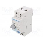 RCBO breaker; Inom: 25A; Ires: 30mA; Max surge current: 250A; IP20 ADC925D HAGER
