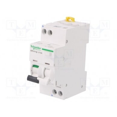 RCBO breaker; Inom: 16A; Ires: 30mA; Max surge current: 250A; IP20 A9D55616 SCHNEIDER ELECTRIC 1