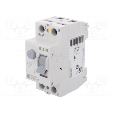 RCD breaker; Inom: 40A; Ires: 30mA; Max surge current: 250A; IP40 HNC-40/2/003 EATON ELECTRIC