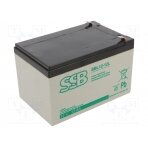 Re-battery: acid-lead; 12V; 12Ah; AGM; maintenance-free; 4.1kg ACCU-HP12-12/SL SSB