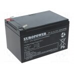 Re-battery: acid-lead; 12V; 12Ah; AGM; maintenance-free; EP ACCU-EP12-12/EUR EUROPOWER