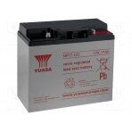Re-battery: acid-lead; 12V; 17Ah; AGM; maintenance-free; 5.97kg ACCU-HP17-12/Y YUASA