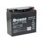 Re-battery: acid-lead; 12V; 18Ah; AGM; maintenance-free; 5.67kg ACCU-BPL18-12/BP BPOWER