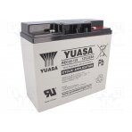 Re-battery: acid-lead; 12V; 22Ah; AGM; maintenance-free; 6.2kg ACCU-REC22-12/Y YUASA