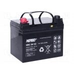 Re-battery: acid-lead; 12V; 36Ah; AGM; maintenance-free; 10.2kg ACCU-NBC36-12I NERBO