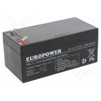 Re-battery: acid-lead; 12V; 3.6Ah; AGM; maintenance-free; EP ACCU-EP3.6-12/EUR EUROPOWER