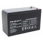 Re-battery: acid-lead; 12V; 7.2Ah; AGM; maintenance-free ACCU-HP7.2-12/Q QOLTEC