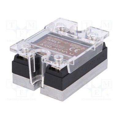 Relay: solid state; Ucntrl: 3÷32VDC; 40A; 5÷240VDC; Series: ASR ASR-40DD-H ANLY ELECTRONICS 1