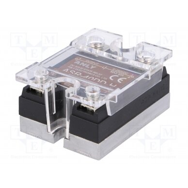 Relay: solid state; Ucntrl: 3÷32VDC; 40A; 5÷240VDC; Series: ASR ASR-40DD-H ANLY ELECTRONICS