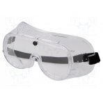 Safety goggles; Lens: transparent; Protection class: S LAHTI-L1510100 LAHTI PRO
