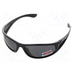 Safety spectacles; Lens: polarised,gray; Resistance to: UV rays LAHTI-L1501100 LAHTI PRO