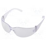 Safety spectacles; Lens: transparent; Resistance to: UV rays LAHTI-L1500700 LAHTI PRO