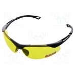 Safety spectacles; Lens: yellow; Resistance to: UV rays LAHTI-L1500400 LAHTI PRO