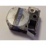 Juosta - kasetė lipdukų spausdintuvui Epson LC-6LBP, 24mm, juoda ant mėlynos
