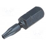 Screwdriver bit; Torx® with protection; T10H; Overall len: 25mm CK-T4560-TXTP10 C.K