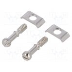 Set of screws for D-Sub; UNC 4-40; Screw length: 15mm UNC1 NINIGI