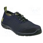 Shoes; Size: 36; yellow-blue; cotton,polyester; with metal toecap DEL-SUMMESPBL36 DELTA PLUS
